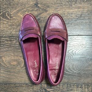 Cole Haan Purple Flats Classic Loafers
